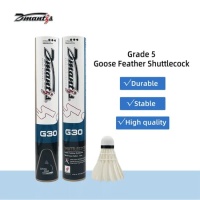 Natural Goose Feather Shuttlecock - Dmantis G30